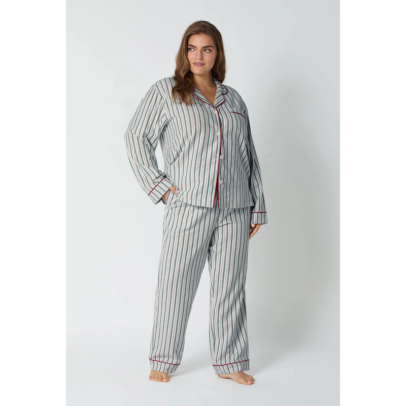 PEPPERMINT STRIPE LONG PJ