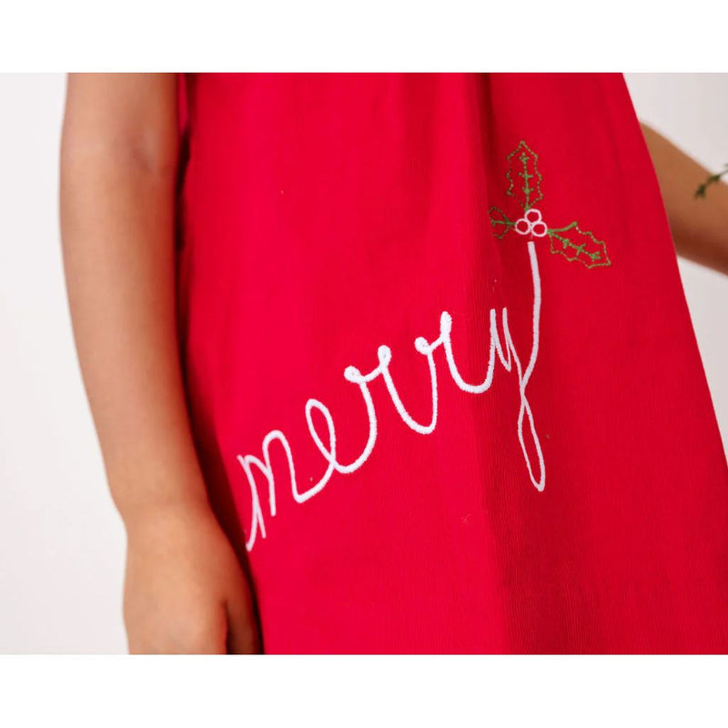 ELOISE DRESS MERRY CORDUROY