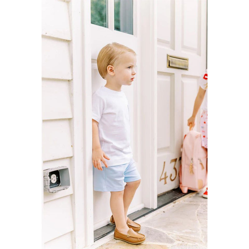 SOFT BLUE BOY SHORT