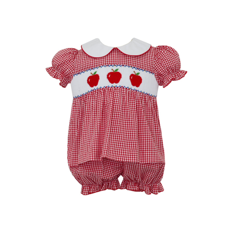 APPLE GIRL BLOOMER SET