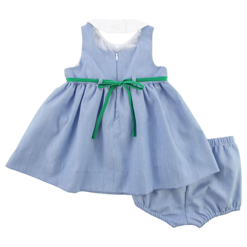 JR CORD DRESS WITH BLOOMERS & FLOWERS
