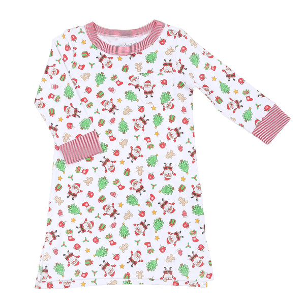 JOLLY HOLIDAY LS NIGHT DRESS - sizes 2T-5