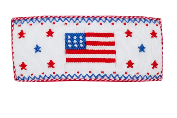 FLAG SMOCKED TEE