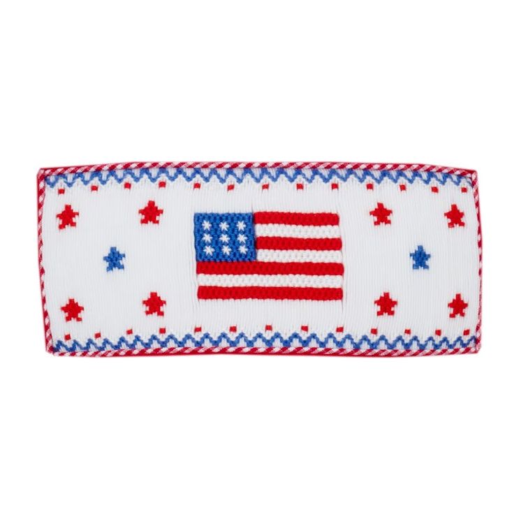 FLAG SMOCKED TEE