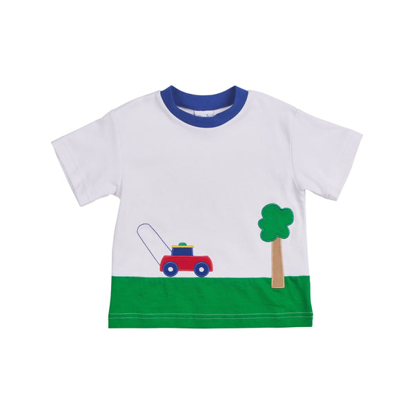 KNIT SHIRT WITH LAWN MOWER