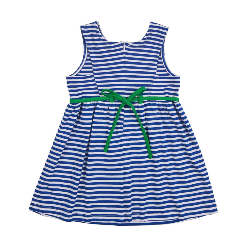 STRIPE DRESS WITH FLOWERS