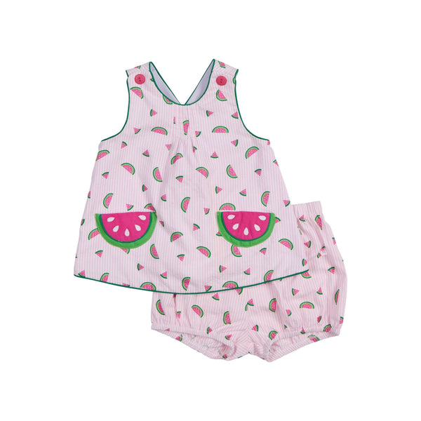 PRINTED WATERMELON BLOOMER SET