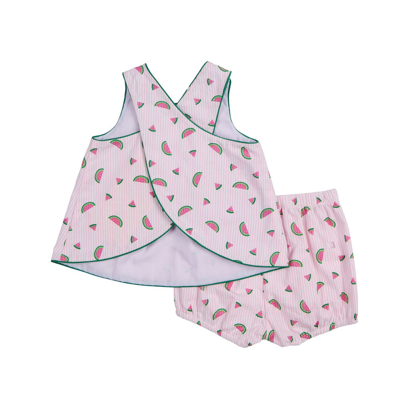 PRINTED WATERMELON BLOOMER SET