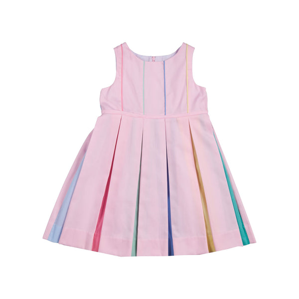 MULTI COLOR PLEATED DRESS