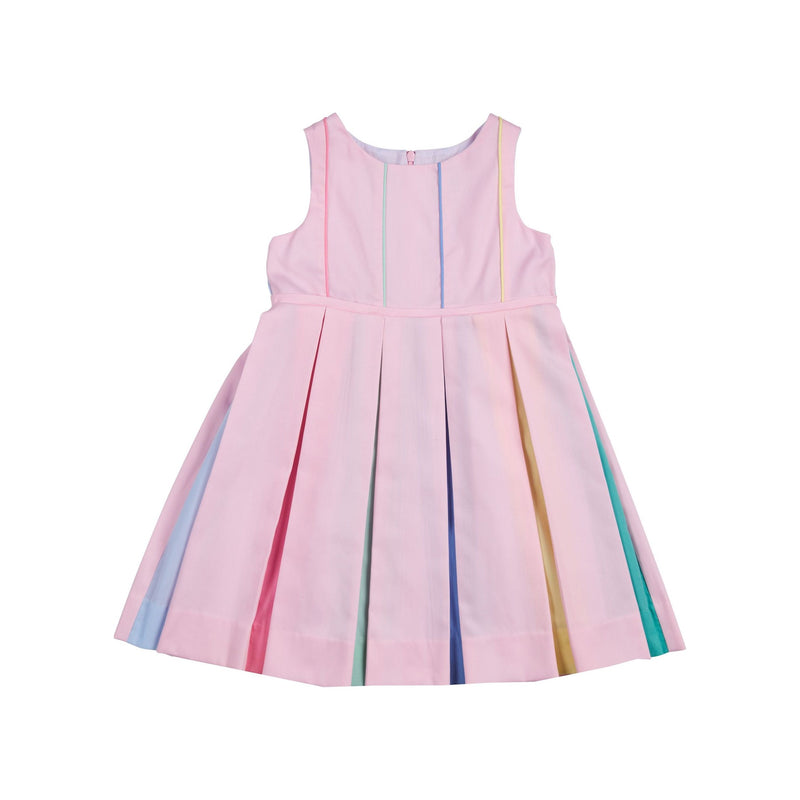 MULTI COLOR PLEATED DRESS