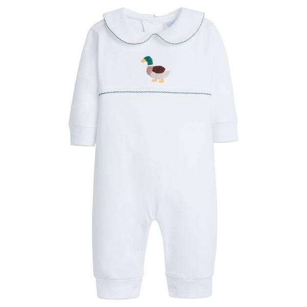 CROCHET PLAYSUIT MALLARD