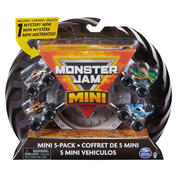 MONSTER JAM MINI 5 PACK
