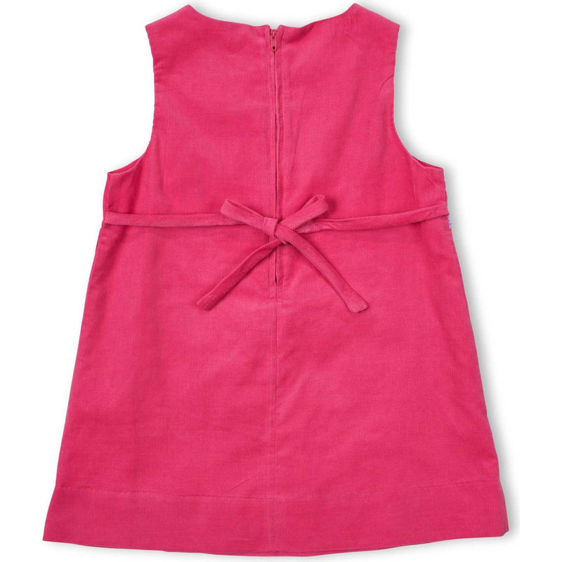 CORD JUMPER WITH HEARTS - - PINK