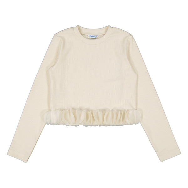 PETALS TOP IVORY