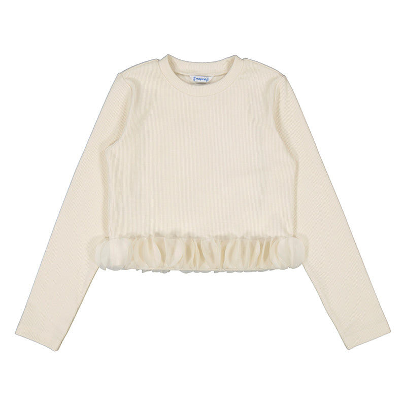 PETALS TOP IVORY