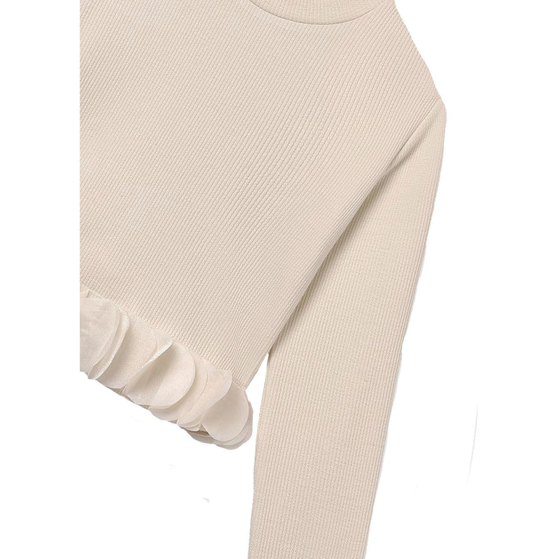 PETALS TOP IVORY