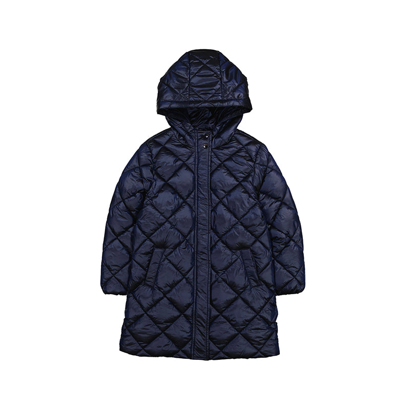 QUILTED COAT NAVY