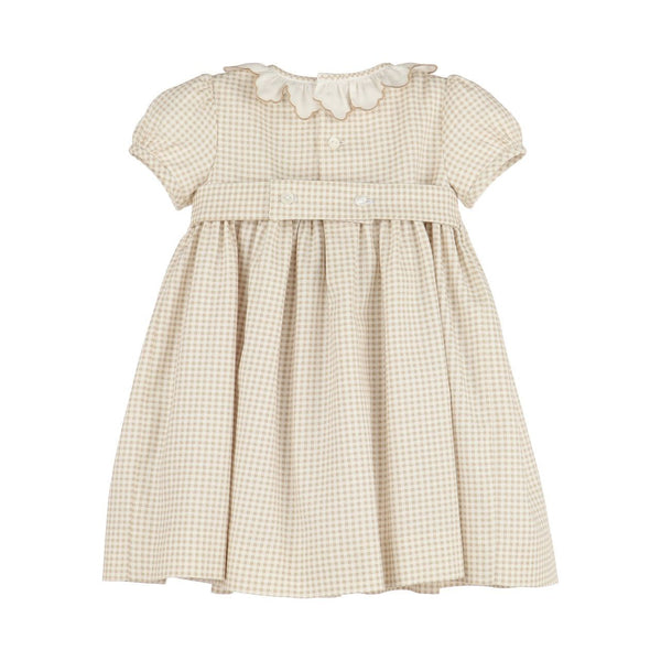 COTTAGE CHECK SMOCK DRESS - sizes 12M-24M