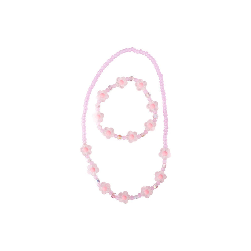 PINK CRYSTAL BLOOMS SET