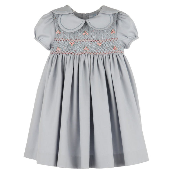 HYDRANGEAS SMOCK PETAL DRESS- sizes 5-6