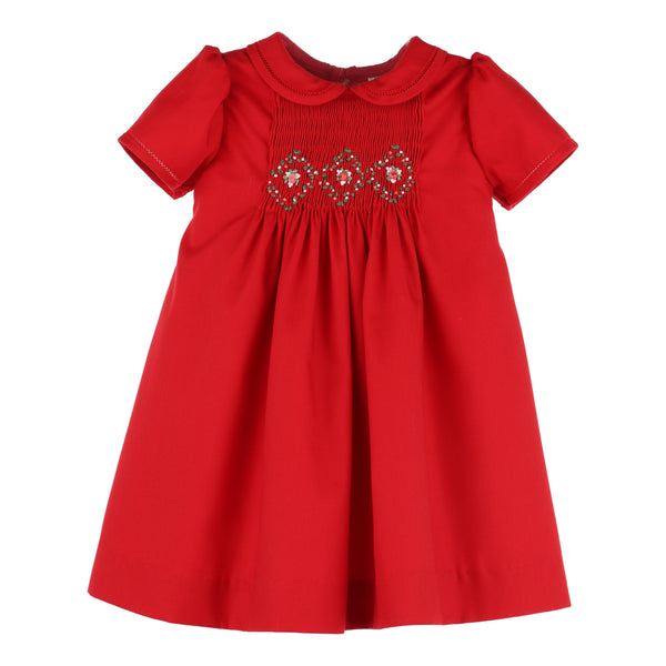 MERRY & BRIGHT SMOCKED FLOAT DRESS