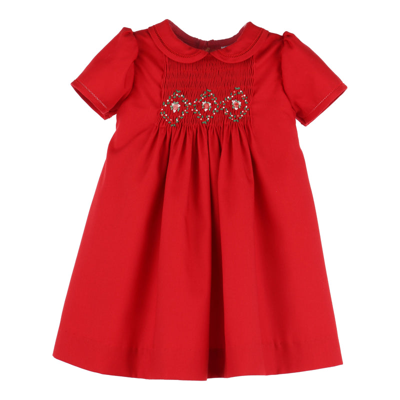 MERRY & BRIGHT SMOCKED FLOAT DRESS