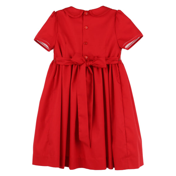 MERRY & BRIGHT SMOCKED DRESS - SIZES 4-6