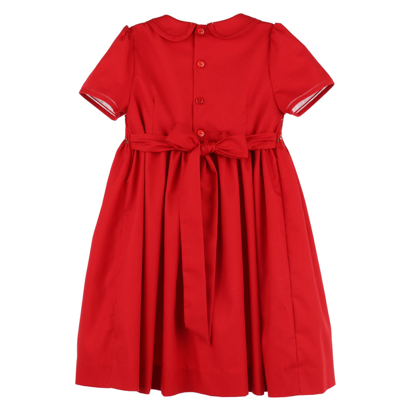 MERRY & BRIGHT SMOCKED DRESS - SIZES 4-6