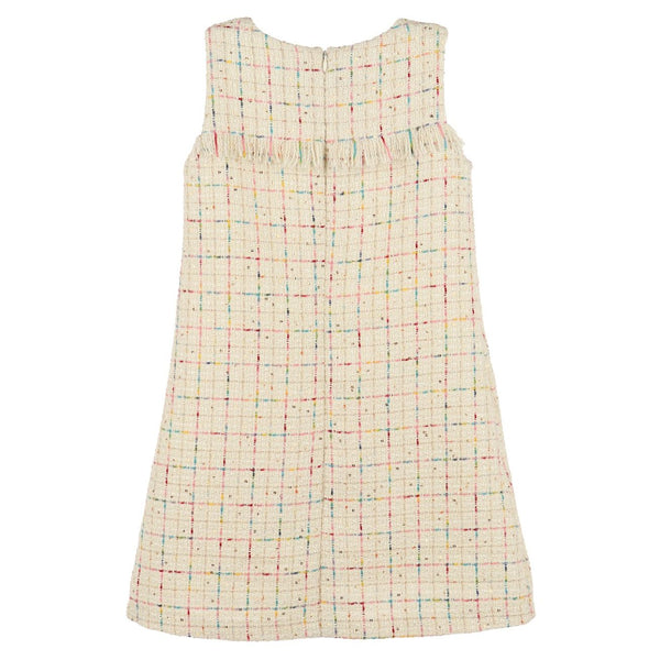 TWEED SLEEVELESS DRESS