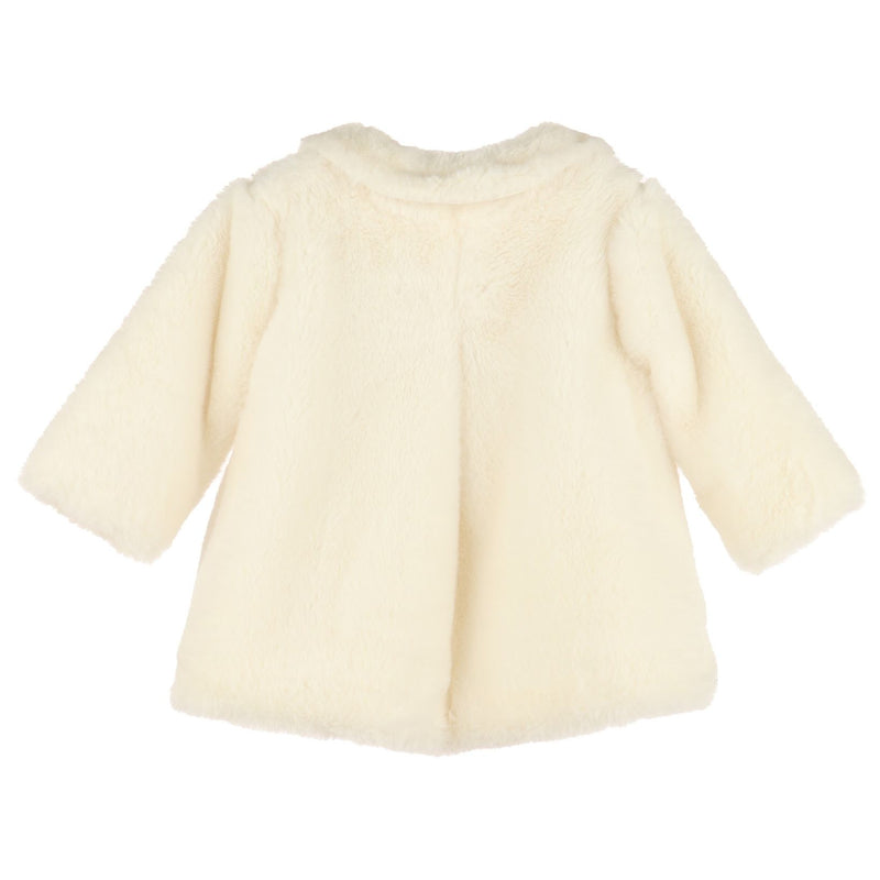 FUZY LONG COAT - sizes 2T-4T