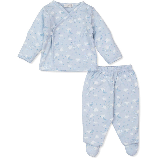 NIGHT CLOUDS FOOTED PANT SET