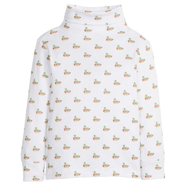 PRINTED TURTLENECK  MALLARD