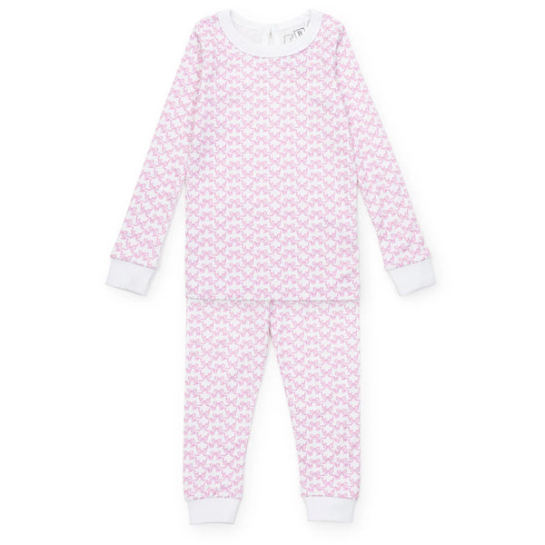 AVA PJ'S PRETTY PINK BOWS