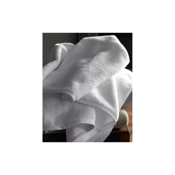 MILAGRO BATH TOWEL WHITE SET/2