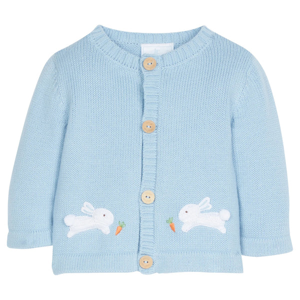 CROCHET CARDIGAN BLUE BUNNY