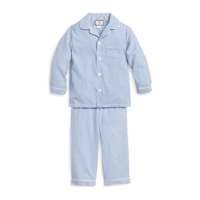 FRENCH BLUE SEERSUCKER PJ SET