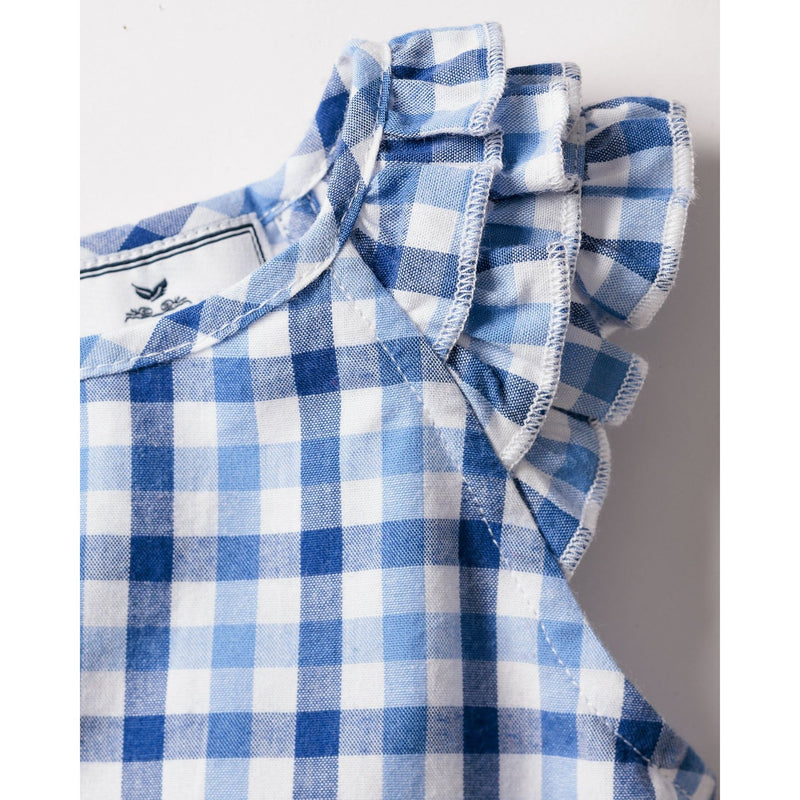 BLUE GINGHAM AMELIE NIGHTGOWN