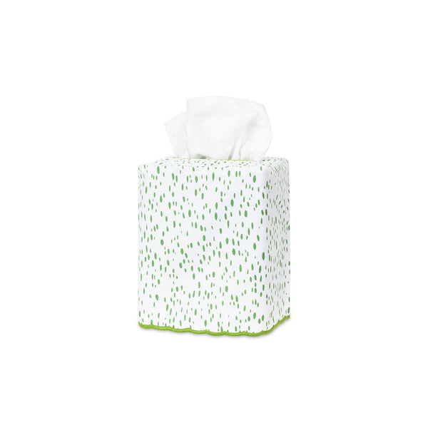 CELINE TISSUE BOX COVER AVAILABLE IN GREEN OR PINK