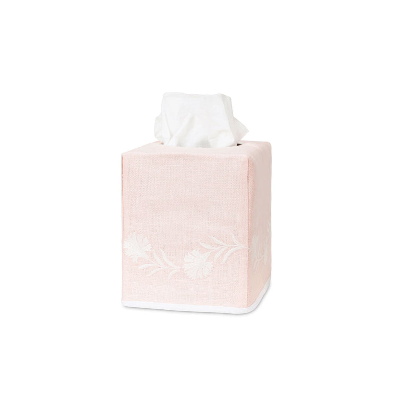 DAPHNE TISSUE BOX COVER - AVAILABLE IN BLUE, PINK, OR GREEN