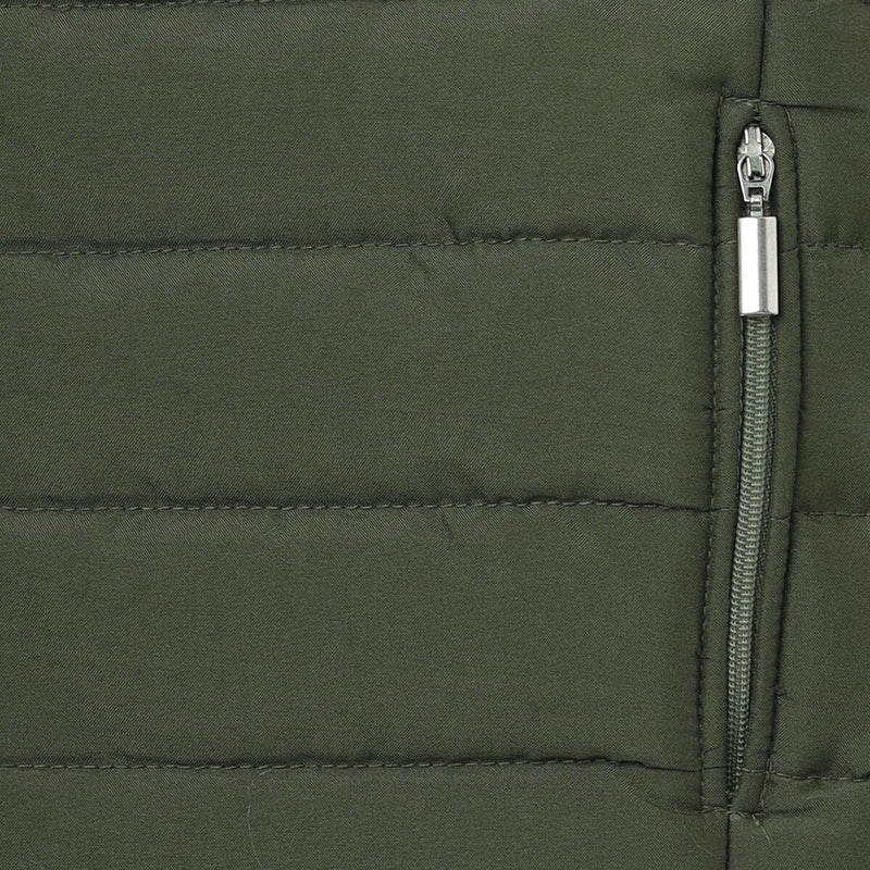 PUFFER COAT OLIVE GREEN