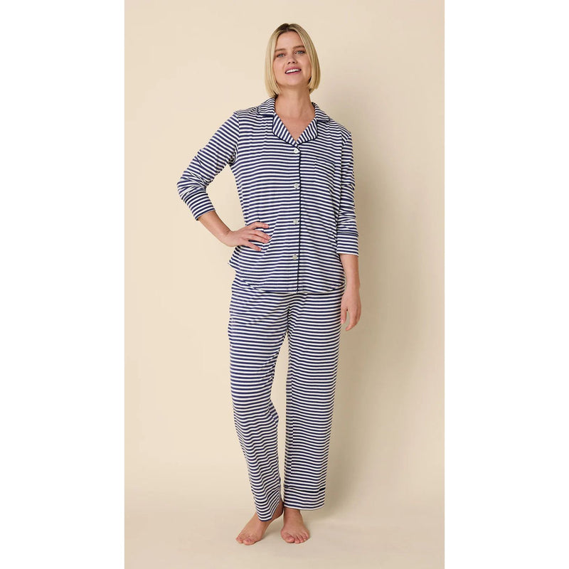 ESSENTIAL STRIPE PIMA LONG SLEEVE PJ