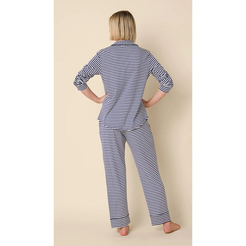 ESSENTIAL STRIPE PIMA LONG SLEEVE PJ