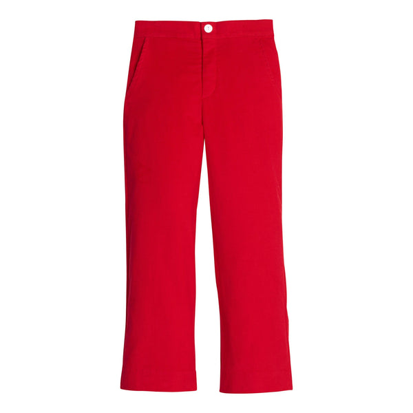 PULL ON PANT RED CORDUROY