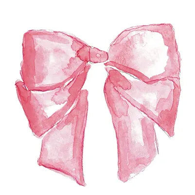 PINK BOW GIFT TAGS-SET/8