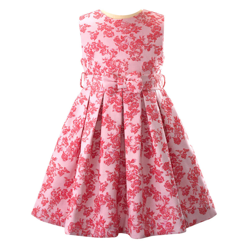 ROSEBUD DAMASK DRESS