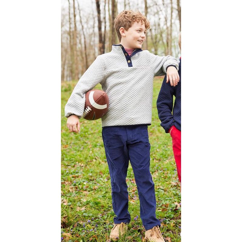 CLASSIC QUILTED PULLOVER