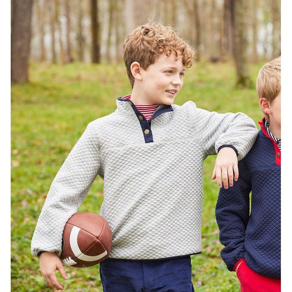 CLASSIC QUILTED PULLOVER