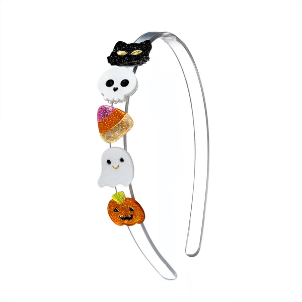 GLITTER SKULL GHOST HEADBAND
