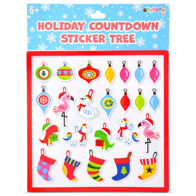 HOLIDAY COUNTDOWN STICKER TREE