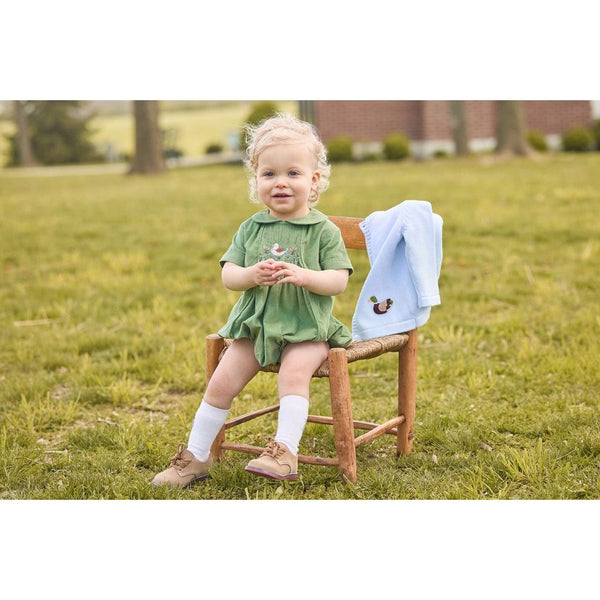 CHEST SMOCKED BUBBLE MALLARD
